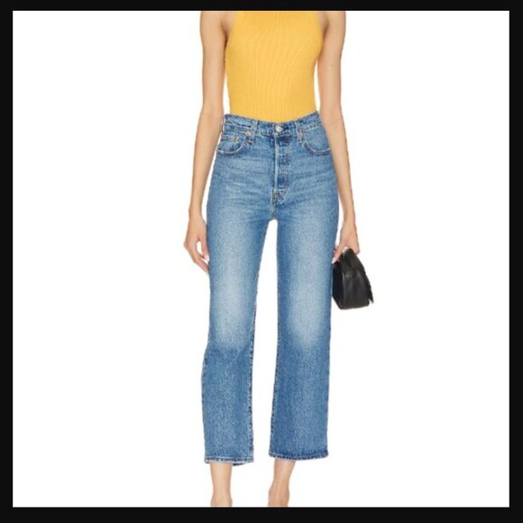 Levi’s Ribcage Straight Ankle Jean - Size 28 - Picture 2 of 10